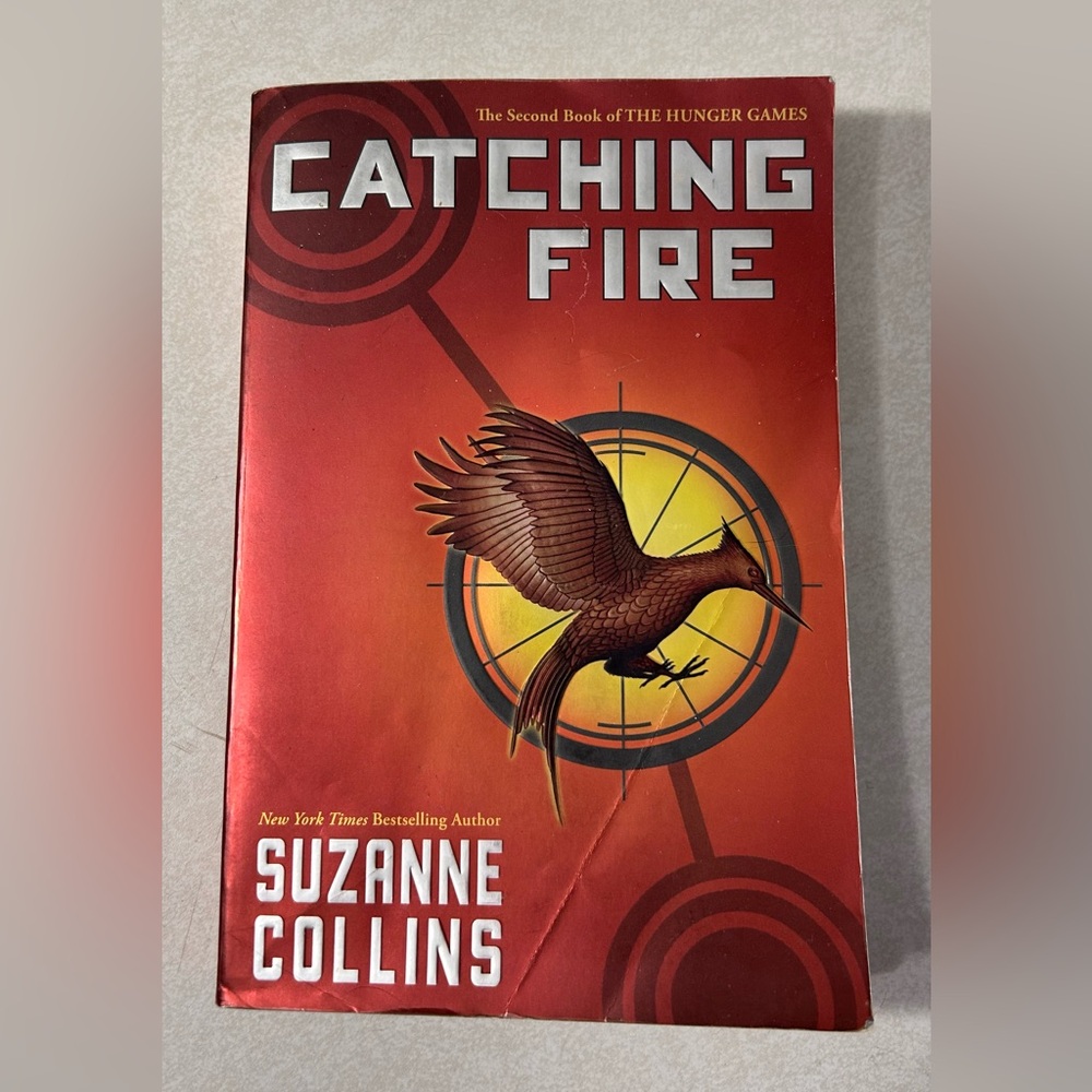 The Hunger Games: Catching Fire Book with Red Cover